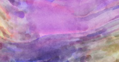 Yumuşak suluboya duvar kağıdı. Hafifçe fırçalanmış renkleri olan sanatsal bir resim. Pastel renkler arkaplana dokunmuş. Soyut duvar sanatı..