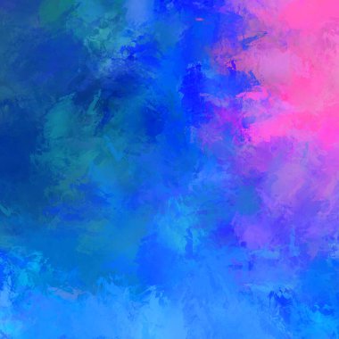 Boya darbeleri. 2D İllüstrasyon. Taranmış Boyalı Soyut Arkaplan. Fırça darbesi ile boyanmış. Modern sanat.