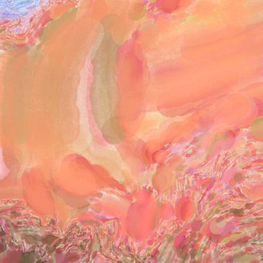 Soyut doku. Yüzeyde etkileyici el yapımı suluboya. Suluboya fırça darbeleri. Modern sanat. Çok renkli arkaplan. Çağdaş duvar sanatı. Renkli bir fon. 2d illüstrasyon.