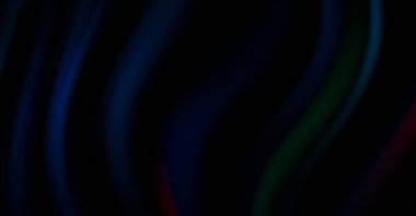 Siyah arka planda renkli düz çizgiler. Sıvı ve sıvı renkli dalgalar karanlıkta akıyor. Duvar kağıdı, afiş, arkaplan, kart, kitap, kapak, poster, afiş, broşür