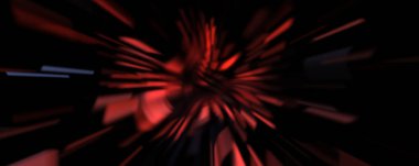 Işık parçacık izleri. Parlayan parçacıkları ve çizgileri olan ışık patlaması yıldızı. Güzel hareketli soyut ışın arkaplanı.