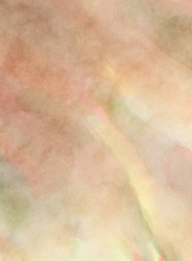 Pastel renklerde suluboya resim. Poster, duvar sanatı, afiş, kart, kitap kapağı ya da ambalaj için rahatlatıcı kompozisyonun yumuşak renkli çizimi. Modern fırça darbeleri resim.