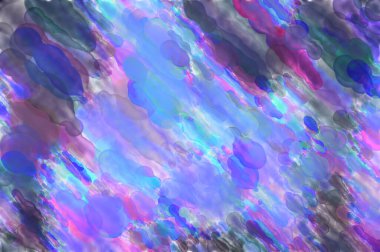 Çağdaş sanat. El yapımı resim. Modern sanat eserleri. Yüzeyde suluboya fırça darbeleriyle resim yapmak. 2D çizim. Sanatsal arkaplan resmi. Tablo üzerinde soyut resim. Renkli doku.
