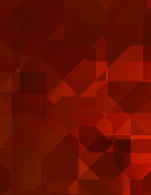 Renkli ve canlı geometrik şekiller katmanları var. Bir teknoloji planının dijital illüstrasyonu. Gelecekçi tasarım şablonu.