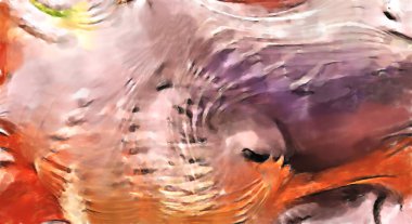 Modern sanat. Renkli çağdaş sanat eserleri. Renkli boya darbeleri. Soyut arkaplanda fırça darbeleri. fırça boyası.