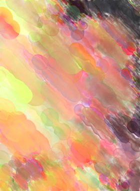 Çağdaş sanat. El yapımı resim. Modern sanat eserleri. Yüzeyde suluboya fırça darbeleriyle resim yapmak. 2D çizim. Sanatsal arkaplan resmi. Tablo üzerinde soyut resim. Renkli doku.