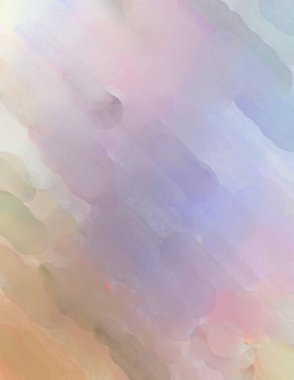 Alkol mürekkebini andıran rahatlatıcı fırça darbelerinin modern resmi. Poster, duvar sanatı, afiş, kart, kitap kapağı veya ambalaj için pastel renkli suluboya resim.