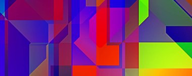 Üçgen arka planda üst üste dizayn ediliyor. Soyut geometrik duvar kağıdı. Geometrik renkli üçgen şekiller.