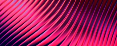 Soyut arkaplan. Renkli dalgalı yansıtıcı duvar kağıdı. Duvar kağıdı, afiş, arkaplan, kart, kitap kapağı veya web sitesi için grafiksel resimleme.