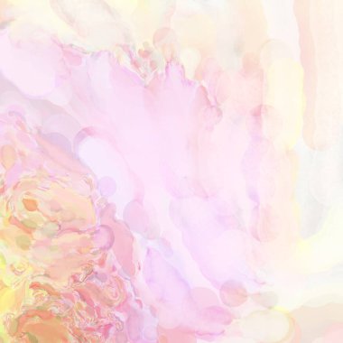 Çağdaş sanat. El işçiliğinin renkli dokusu. Modern resim. Yüzeyde suluboya vuruşlar. Sanatsal arkaplan resmi. Tablo üzerinde soyut resim. Fırça darbeleri. 