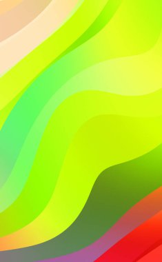 Soyut arkaplan. Renkli dalgalı tasarım duvar kağıdı. yaratıcı grafik 2D çizim. Dinamik şekilli modaya uygun sıvı örtüsü.