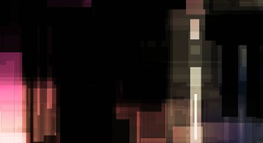 Fütürist soyut geometrik duvar kağıdı. Geometrik renkli şekiller. Dikdörtgen şekilli arka plan. Bir teknolojinin dijital illüstrasyonuName.