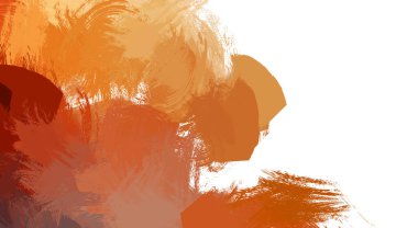 Taranmış Boyalı Soyut Arkaplan. Vahşi kaotik fırça darbeleri. Boya darbeleri. 2D İllüstrasyon. Fırça darbeli resim. 