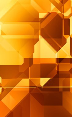 Renkli ve canlı geometrik şekiller katmanları var. Bir teknoloji planının dijital illüstrasyonu. Gelecekçi tasarım şablonu.