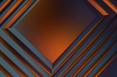 Soyut çerçeveli arkaplan. Renkli, canlı, dalgalı bir duvar kağıdı. Merkezi çerçeveli yaratıcı grafik 2d çizim. Dinamik şekilli modaya uygun sıvı örtüsü.