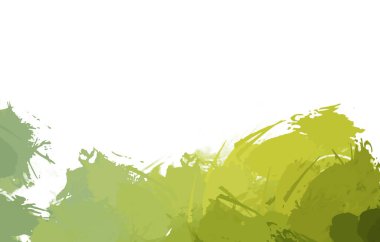 Taranmış Boyalı Soyut Arkaplan. Vahşi kaotik fırça darbeleri. Boya darbeleri. 2D İllüstrasyon. Fırça darbeli resim. 