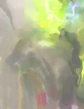 Suluboya fırça darbeleri. Modern sanat. Soyut doku. 2D çizim. Yüzeyde etkileyici el yapımı suluboya. Renkli bir fon. Çok renkli arkaplan. Çağdaş duvar sanatı. 