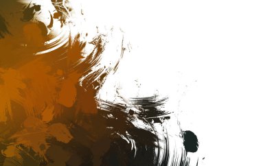 Duvar sanatı Eşsiz ve yaratıcı illüstrasyon. Fırça darbesi ile boyanmış. Renkli fırça darbelerinin soyut arkaplanı. Fırçalanmış canlı duvar kâğıdı. Boyalı sanatsal yaratım.