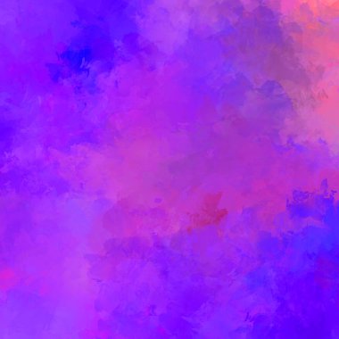 Duvar sanatı Eşsiz ve yaratıcı illüstrasyon. Fırça darbesi ile boyanmış. Renkli fırça darbelerinin soyut arkaplanı. Fırçalanmış canlı duvar kâğıdı. Boyalı sanatsal yaratım.