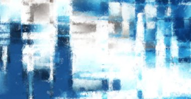 Modern sanat. Renkli çağdaş sanat eserleri. Renkli boya darbeleri. Soyut arkaplanda fırça darbeleri. Fırça boyası. Eşsiz duvar sanatı.