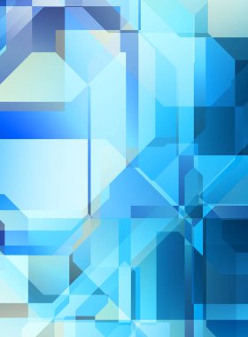 Renkli ve canlı geometrik şekiller katmanları var. Bir teknoloji planının dijital illüstrasyonu. Gelecekçi tasarım şablonu.