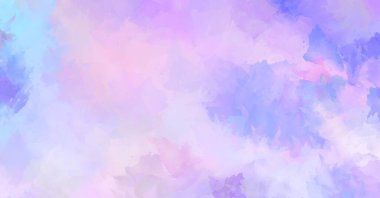 Renkli fırça darbelerinin 2D çizimi. Dekoratif desenli resim. canlı boya desenli arkaplan.