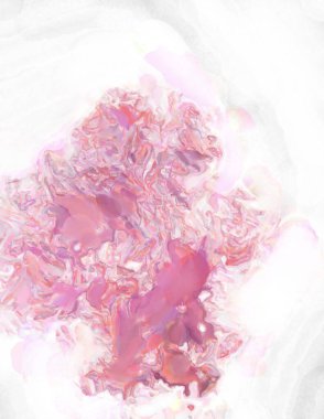 Pastel renklerde suluboya resim. Poster, duvar sanatı, afiş, kart, kitap kapağı ya da ambalaj için rahatlatıcı kompozisyonun yumuşak renkli çizimi. Modern fırça darbeleri resim.