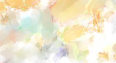 Alkol mürekkebini andıran rahatlatıcı fırça darbelerinin modern resmi. Poster, duvar sanatı, afiş, kart, kitap kapağı veya ambalaj için pastel renkli suluboya resim.