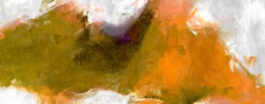 Soyut arkaplanda pürüzlü fırça darbeleri. Fırça boyası. Renkli boya darbeleri. Eşsiz duvar sanatı. Tuvaldeki modern sanat. Renkli çağdaş sanat eserleri. 