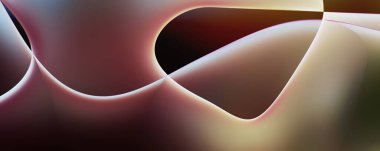 Soyut arkaplan. Değişken renk değişim dalgaları, dinamik hareketlerle. Işık dalgalarının neon renkli soyut tasarımı. Duvar kağıdı, afiş, arkaplan, kart, kitap illüstrasyonu, web sitesi.