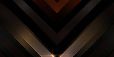 Soyut parlayan geometrik ışıklar arka planda. Fraktal simetrik grafik çizimi. Parıldayan ve parıldayan çubukları kesiştir.