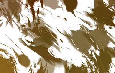 Renkli fırça darbelerinin 2B çizimi. Dekoratif doku resmi. Canlı boya desenli arka plan. Kaotik fırça darbeleri resim.