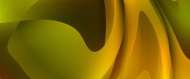 Soyut arkaplan. Renkli dalgalı tasarım duvar kağıdı. yaratıcı grafik 2D çizim. Dinamik şekilli modaya uygun sıvı örtüsü.