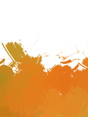 Taranmış Boyalı Soyut Arkaplan. Vahşi kaotik fırça darbeleri. Boya darbeleri. 2D İllüstrasyon. Fırça darbeli resim. 