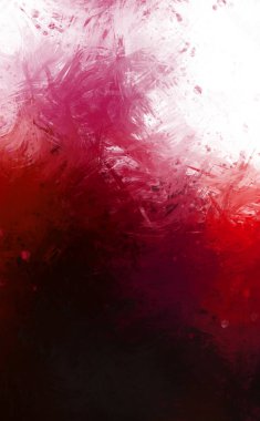 Yaratıcı soyut resim. Artistik fırça darbeleriyle donatılmış. Renkli ve canlı bir illüstrasyon. boyalı sanat