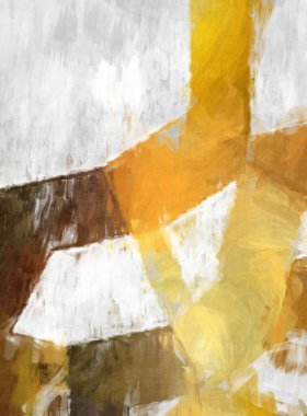 Soyut arkaplanda pürüzlü fırça darbeleri. Fırça boyası. Renkli boya darbeleri. Eşsiz duvar sanatı. Tuvaldeki modern sanat. Renkli çağdaş sanat eserleri. 