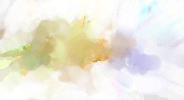 Yumuşak suluboya duvar kağıdı. Hafifçe fırçalanmış renkleri olan sanatsal bir resim. Pastel renkler arkaplana dokunmuş. Soyut duvar sanatı..