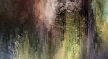 Modern sanat. Renkli çağdaş sanat eserleri. Renkli boya darbeleri. Soyut arkaplanda fırça darbeleri. Fırça boyası. Eşsiz duvar sanatı.