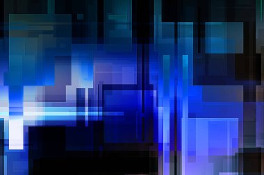 Fütürist soyut geometrik duvar kağıdı. Geometrik renkli şekiller. Dikdörtgen şekilli arka plan. Bir teknolojinin dijital illüstrasyonuName.