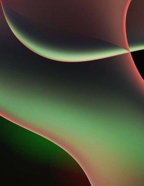 Soyut arkaplan. Değişken renk değişim dalgaları, dinamik hareketlerle. Işık dalgalarının neon renkli soyut tasarımı. Duvar kağıdı, afiş, arkaplan, kart, kitap illüstrasyonu, web sitesi.