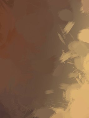 Vahşi fırça darbeleri. Taranmış Boyalı Soyut Arkaplan. Fırça darbesi ile boyanmış. Boya darbeleri. 2B Görüntü.