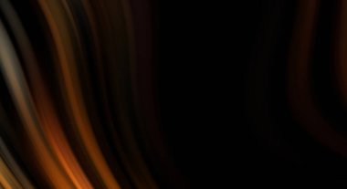 Siyah arka planda renkli düz çizgiler. Sıvı ve sıvı renkli dalgalar karanlıkta akıyor. Duvar kağıdı, afiş, arkaplan, kart, kitap, kapak, poster, afiş, broşür