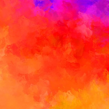 Duvar sanatı Eşsiz ve yaratıcı illüstrasyon. Fırça darbesi ile boyanmış. Renkli fırça darbelerinin soyut arkaplanı. Fırçalanmış canlı duvar kâğıdı. Boyalı sanatsal yaratım.