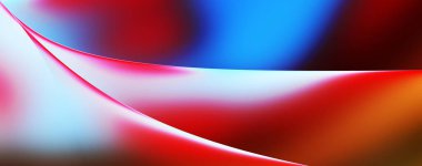 Soyut arkaplan. Değişken renk değişim dalgaları, dinamik hareketlerle. Işık dalgalarının neon renkli soyut tasarımı. Duvar kağıdı, afiş, arkaplan, kart, kitap illüstrasyonu, web sitesi.