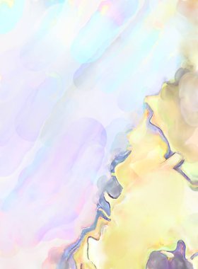 Yüzeyde suluboya vuruşlar. Sanatsal arkaplan resmi. Tablo üzerinde soyut resim. Fırça darbeleri. Çağdaş sanat. El işçiliğinin renkli dokusu. Modern resim.