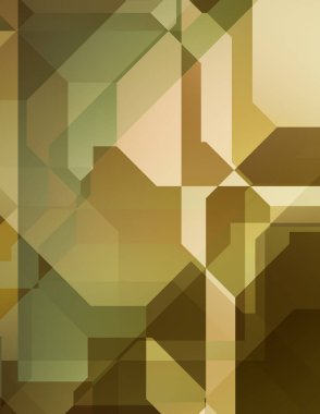 Renkli ve canlı geometrik şekiller katmanları var. Bir teknoloji planının dijital illüstrasyonu. Gelecekçi tasarım şablonu.