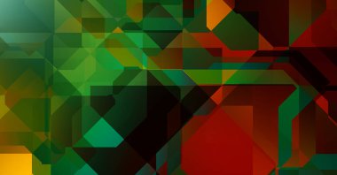 Dinamik bileşime sahip minimalist düz stil içinde modayı takip eden geometrik soyut arkaplan. 