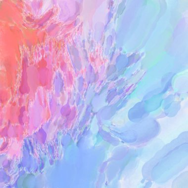 El yapımı sürreal soyut desenli suluboya. Modern sanatsal resim. 2D çizim. Arkaplan boyası karışımı. Yaratıcı duvar sanatı. Çağdaş sanat.