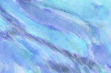 Yumuşak suluboya duvar kağıdı. Hafifçe fırçalanmış renkleri olan sanatsal bir resim. Pastel renkler arkaplana dokunmuş. Soyut duvar sanatı..