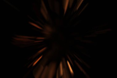 Işık parçacık izleri. Parlayan parçacıkları ve çizgileri olan ışık patlaması yıldızı. Güzel hareketli soyut ışın arkaplanı.